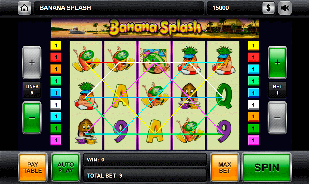 Правила слота Banana Splash